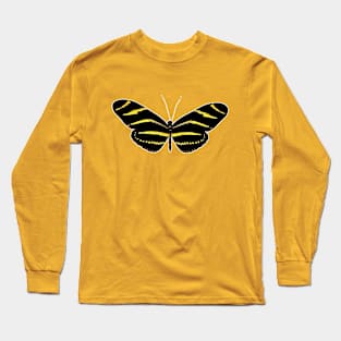 🦋 Zebra Longwing (Heliconius charithonia) Bold Butterfly Long Sleeve T-Shirt